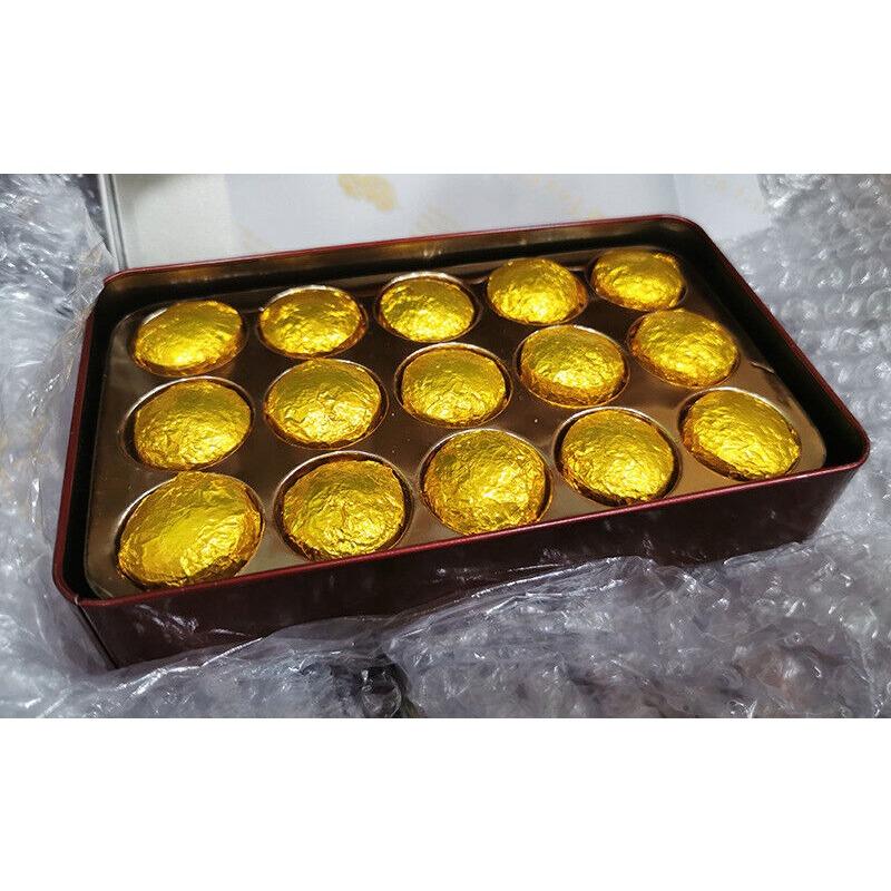 15pcs/box Yunnan Nuoxiang Pu'er Ripe Tea Iron Box Nuoxiang Mini Tuo Tea
