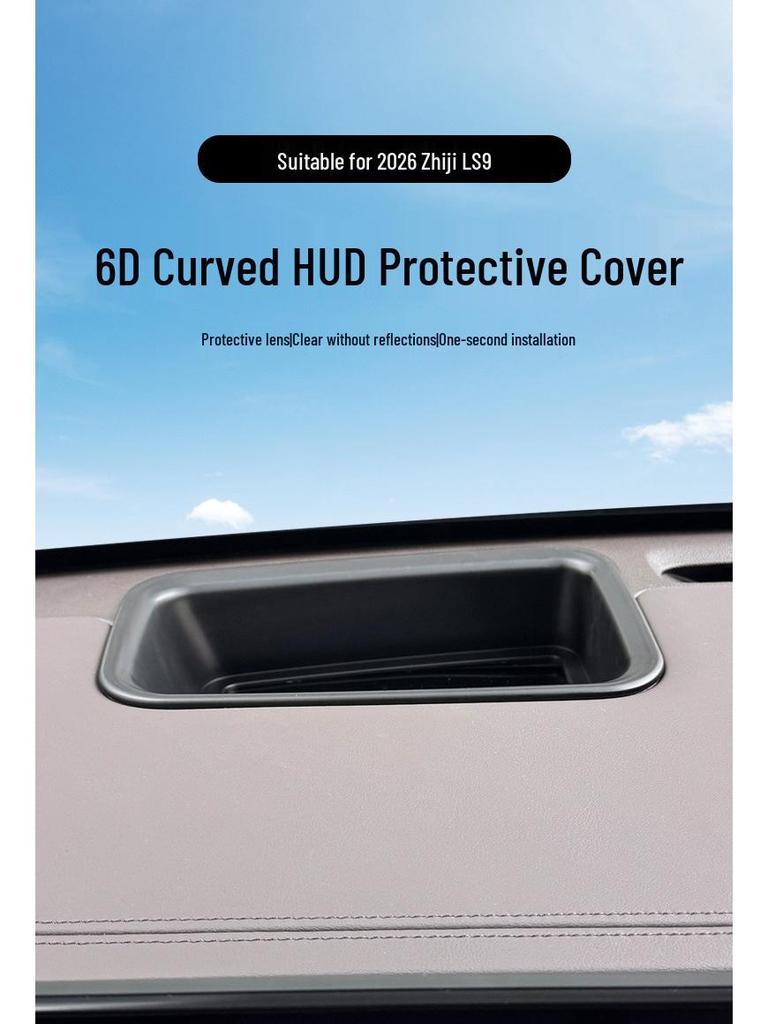 ZEEKR LS9 2026 Head-Up Display Protective Cover for Car Interior Modification