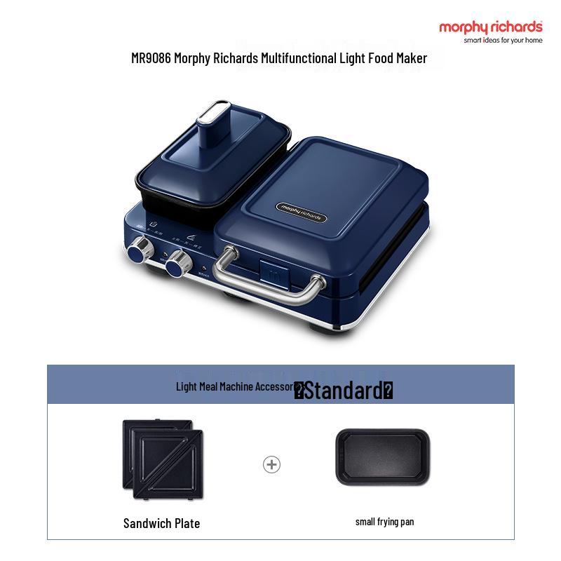 Morphy Richards MR9086 Multifunctional Breakfast & Sandwich Maker with Waffle Feature.