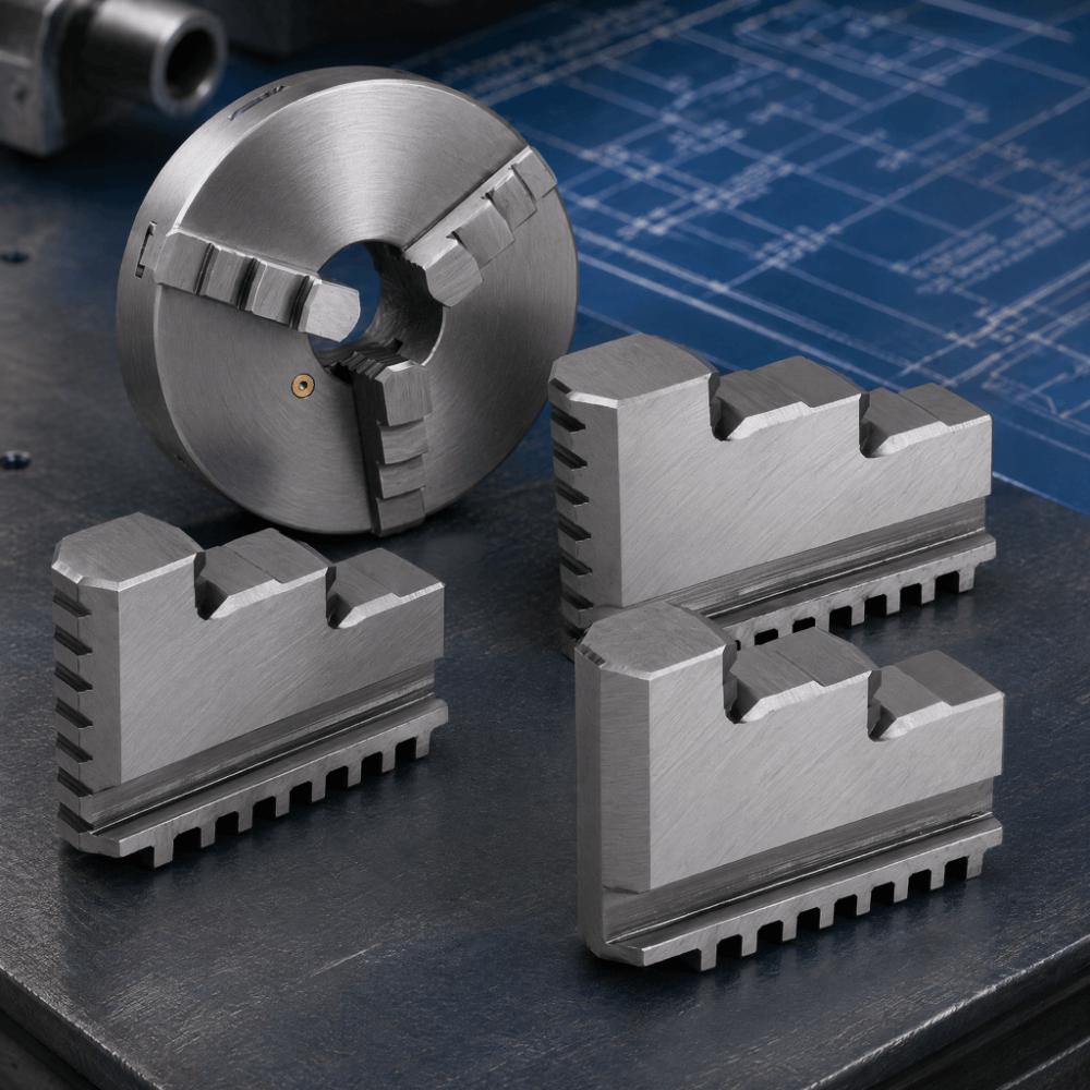 3pcs 20CrMnTi Material Internal Jaw High Durability Standard CNC Machine Tool Jaw Delicate High Hardness Lathe Chuck Jaw