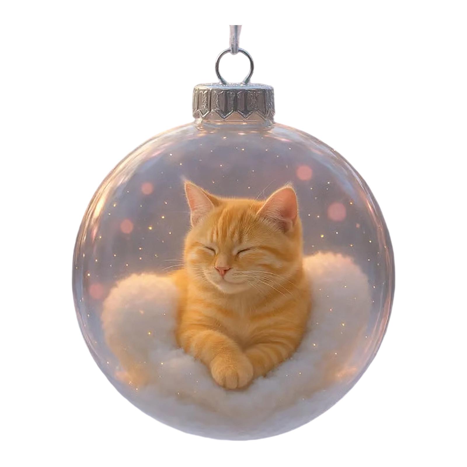 

Cute Christmas Ball Ornament Themed Christmas Tree Decoration Hanging Ornament One Size