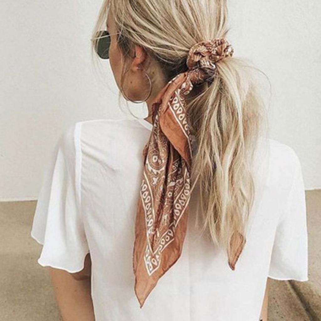 Men's And Women's Multifunctional Headscarves, Printed Square Scarves, Headscarves, Beach Scarves