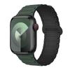 Compatible Silicone Magnetic Buckle Band for Apple Watch Series 1-11, Ultra 3, SE 3 Three-Bead Style
