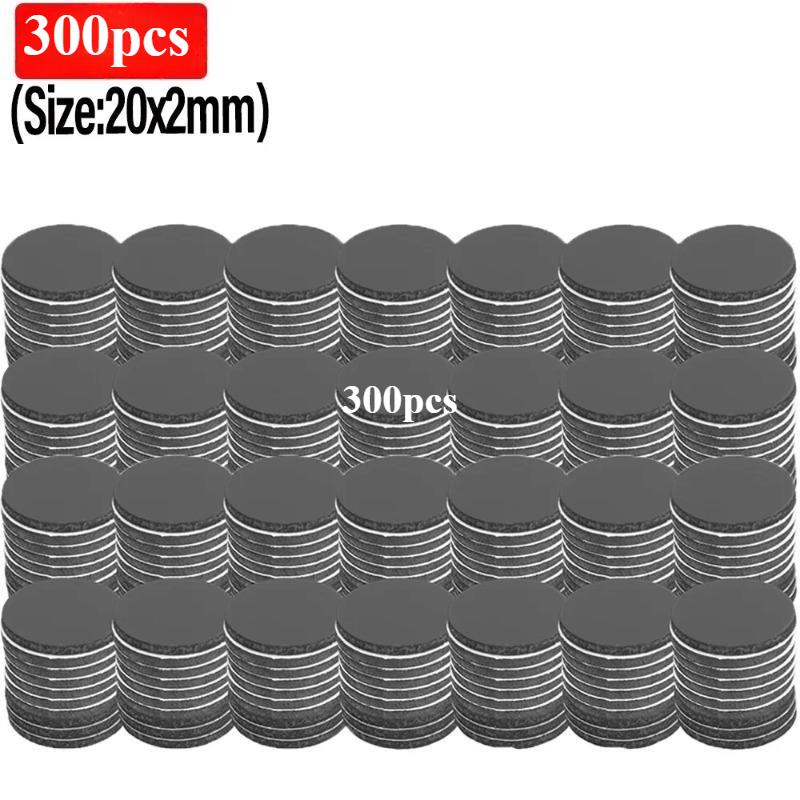 300PCS Square Magnetic Sheets Self Adhesive Magnets Flexible Small Sticky Magnets Stickers for Household Refrigerator Office