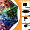 Custom Name Personalized Power Rangers Print Umbrella, Auto Open Close, 8‑Rib Sturdy Frame, Commute Camping Hiking Use, Birthday Gift