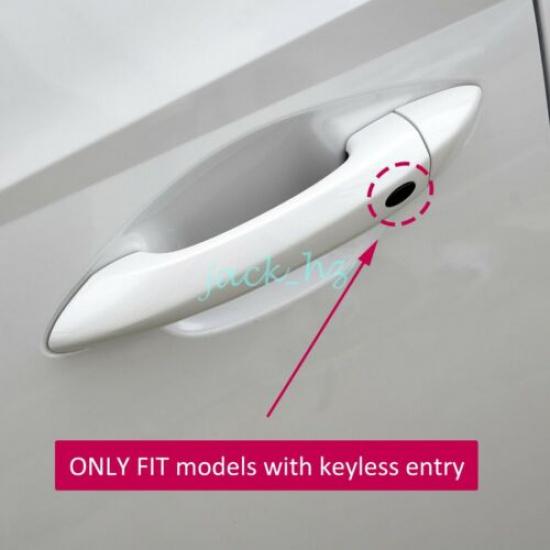 For Hyundai Tucson -2024 Carbon Fiber Exterior Door Handle Cover Trims