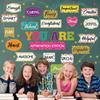 Pasimy 49 Pieces Affirmation Station Bulletin Board Set Colorful Motivational Bulletin Board Cutouts Pirational Positive Growth Mindset Classroom