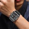 FOXBOX Luxury Brand Mens Watches Sport Digital Wristwatch Waterproof Digital Square Clock Men Watch for Man Relogio Masculino