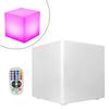 12" RGB LED Cube Stool – Remote Controlled & Rechargeable Chair with 16 Colors