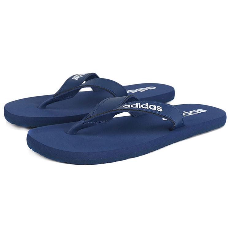 New Adidas Eezay Flip Flops Blue Slippers EG2041
