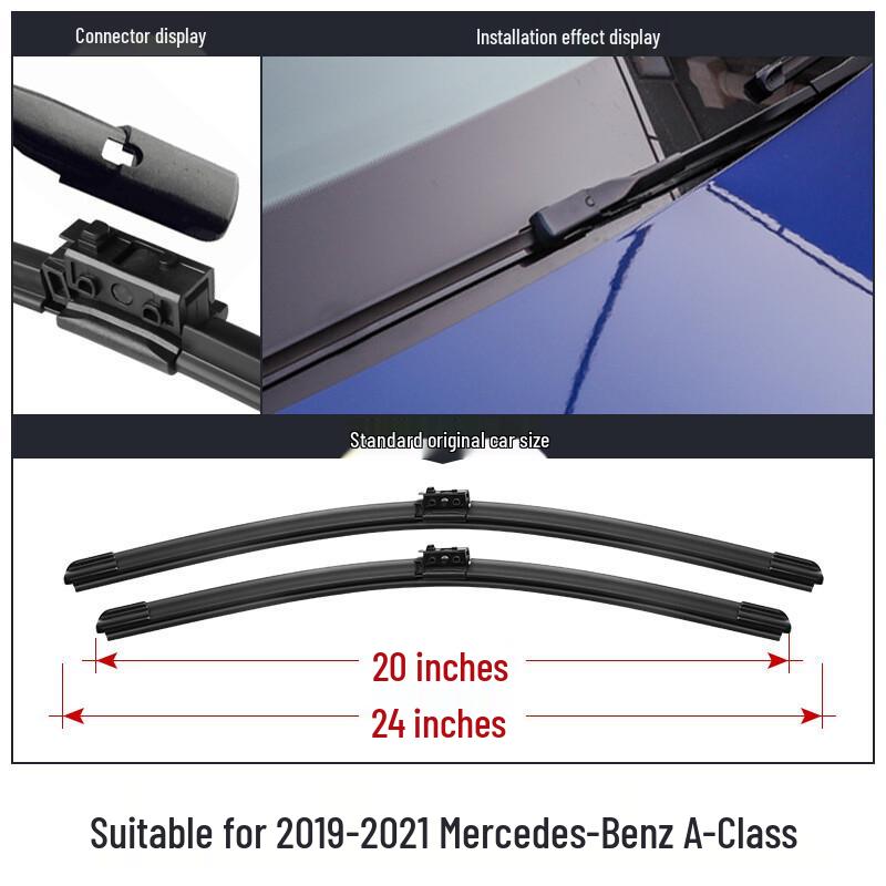 Mercedes A-Class Silent Wiper Blade - A200L/A220L/A180 Special Rubber Strip