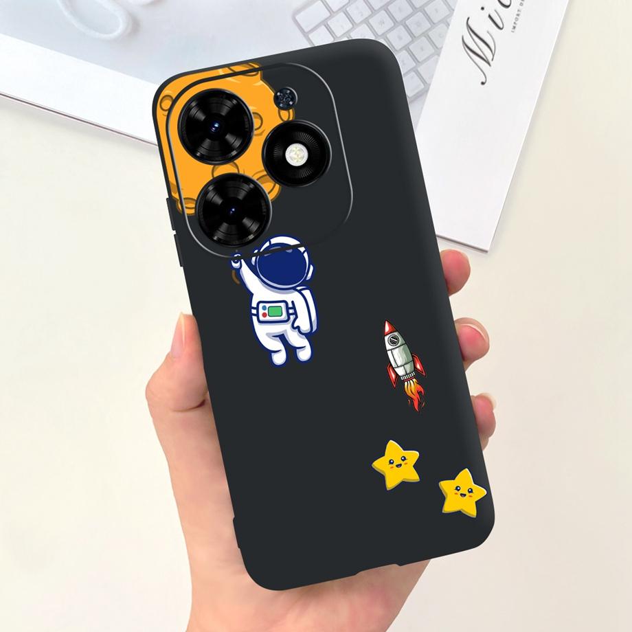 For Tecno Spark GO 2024 Case Spark 20C Spark20 Pop 8 Para Shell Silicone Soft TPU Bumper Cartoon Cool Cute Style Pattern Capas