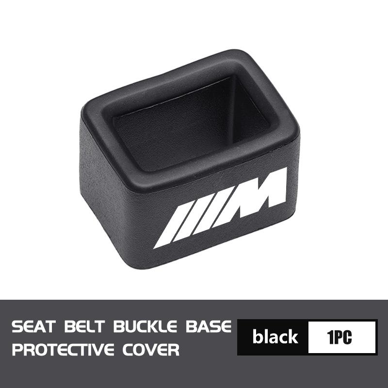 Car Seatbelt Base Buckle Anti-scratch Protective Cover Fixed Clip For BMW M F10 F20 F30 F40 F15 F25 F26 F31 F49 E62 E83 E84 LUBTW1
