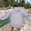 XS-5XL European Size Women's 'Live For Hope' Print Drop Shoulder Ribbed Hoodie