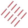 10Pcs Aluminum Alloy Tent Tensioners Two Holes Guyline Cord Adjuster Replacement Tent Rope Adjusters Easy To Use