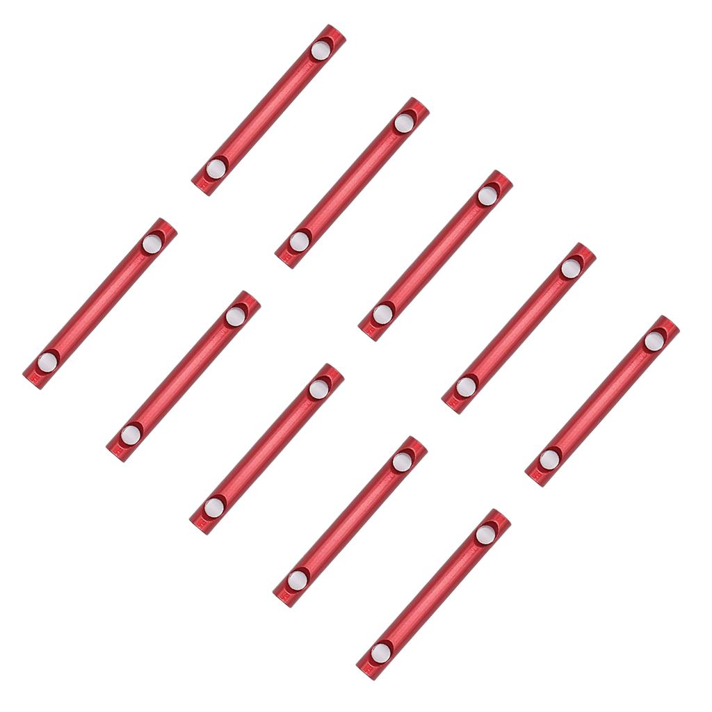 10Pcs Aluminum Alloy Tent Tensioners Two Holes Guyline Cord Adjuster Replacement Tent Rope Adjusters Easy To Use
