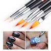 5 Pcs/Set Nail Art Pen 2 In 1 Double Ends Dotting Drawing Painting UV Gel Liner Polish Brush Set Nail Art Dotting Tools