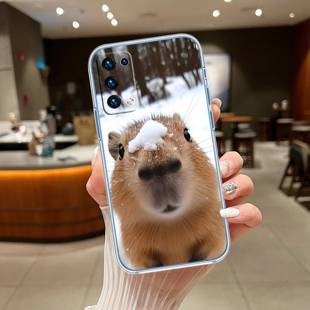 Cartoon Capybara Case for Motorola G10 G20 G04 E30 E40 E22 E20 E13 E15 G22 G23 G05 G75 G35 G55 E22S E7 G6 G7 G8 G9 Plus Power Play