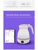 Portable Folding Silicone Electric Kettle with 304 Stainless Steel, Auto Power Off, Anti-Dry Burning - Ideal for Travel, Home, or Dorm Use