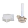 Silicone Candle Holder Moulds Candlestick Molds Circular Cup Shaped Silicone Material Candle Stand Mold for DIY Crafts