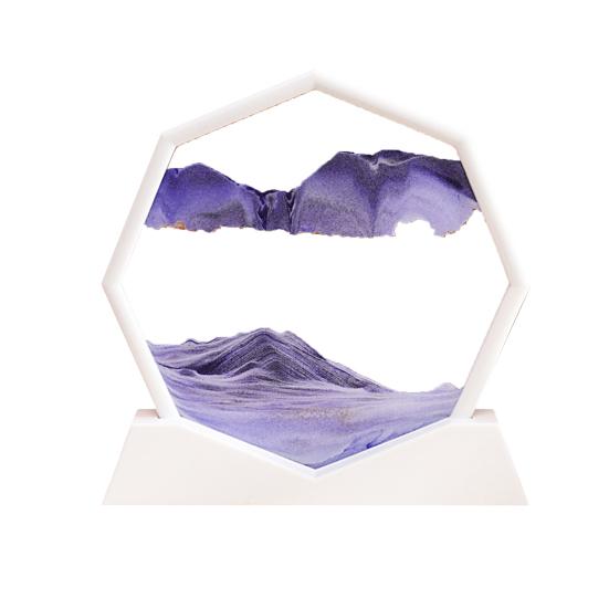 Nowoczesny ruchomy obraz piaskowy 3D kolorowy piasek relaksujący prezent