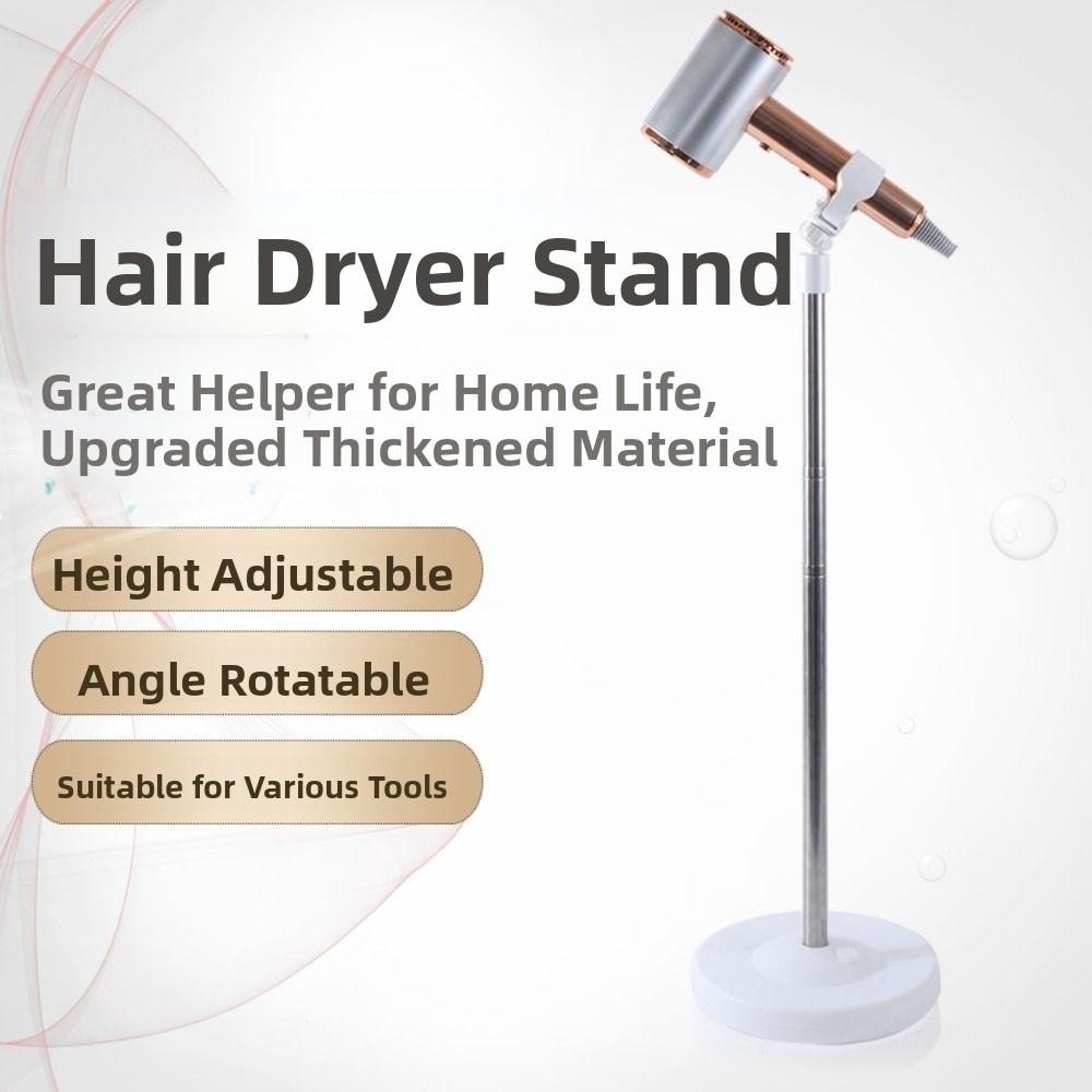 Retractable Vertical Hair Dryer Holder Hands Free Pet Grooming Holder Pet Hair Dryer Stand Home