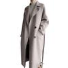 Fashionable Women's Loose Over-the-Knee Belted Wool Coat