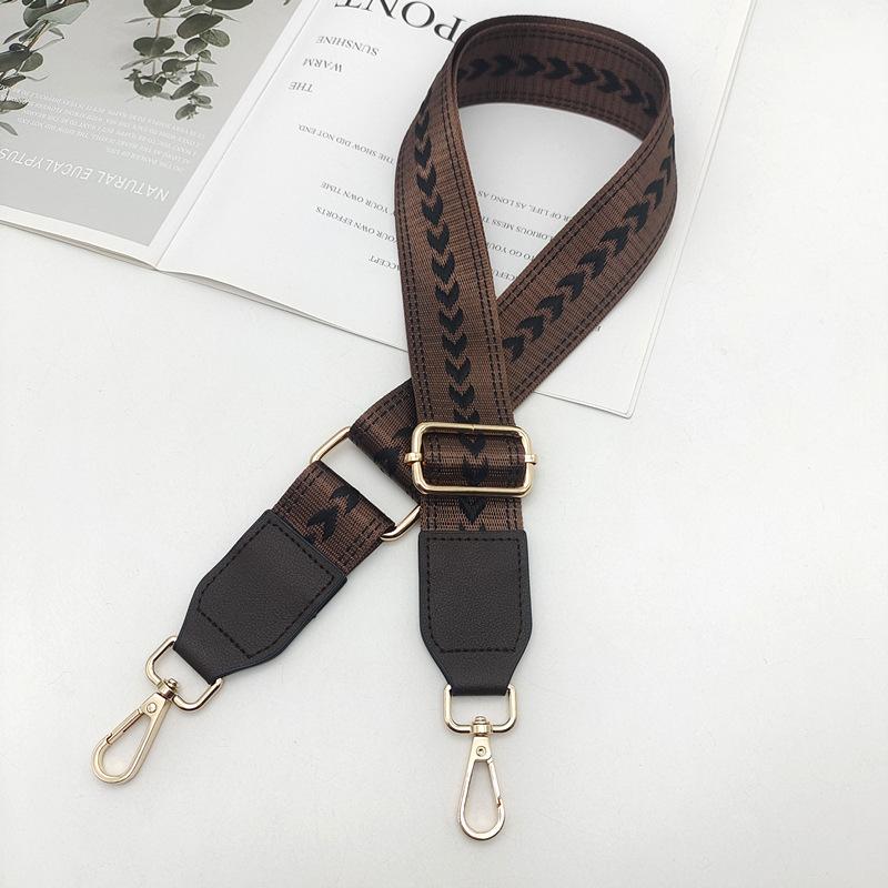 

New Arrow Nylon Shoulder Strap Women s Bag Accessories Bag Strap One Shoulder Crossbody Adjustable Strap Versatile Replacement Gold hardware