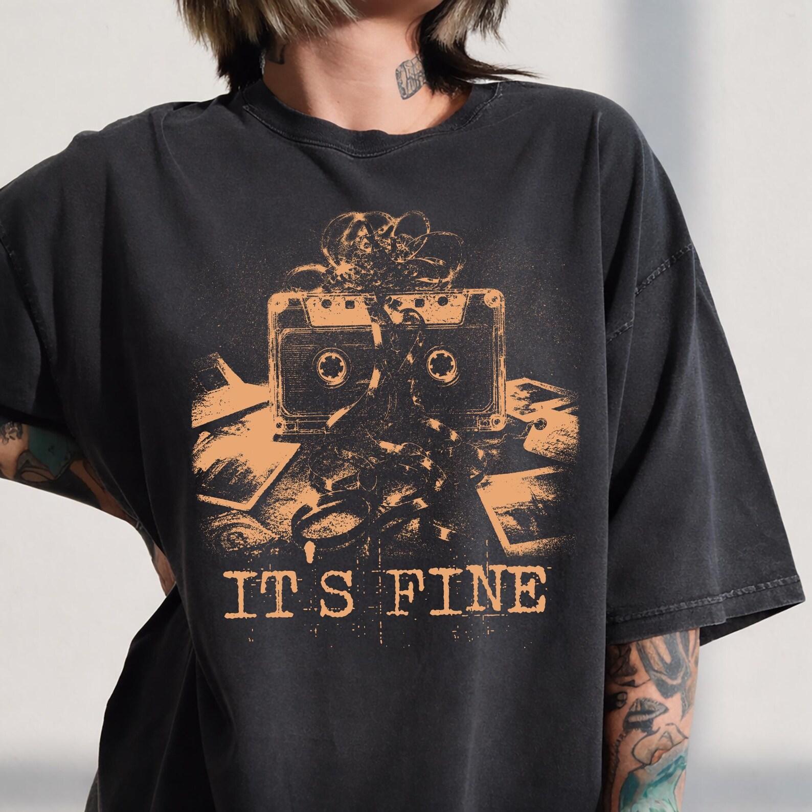 Retro 90s Cassette Tape Graphic Tee, Comfort Colors Music Lover Shirt 3XL