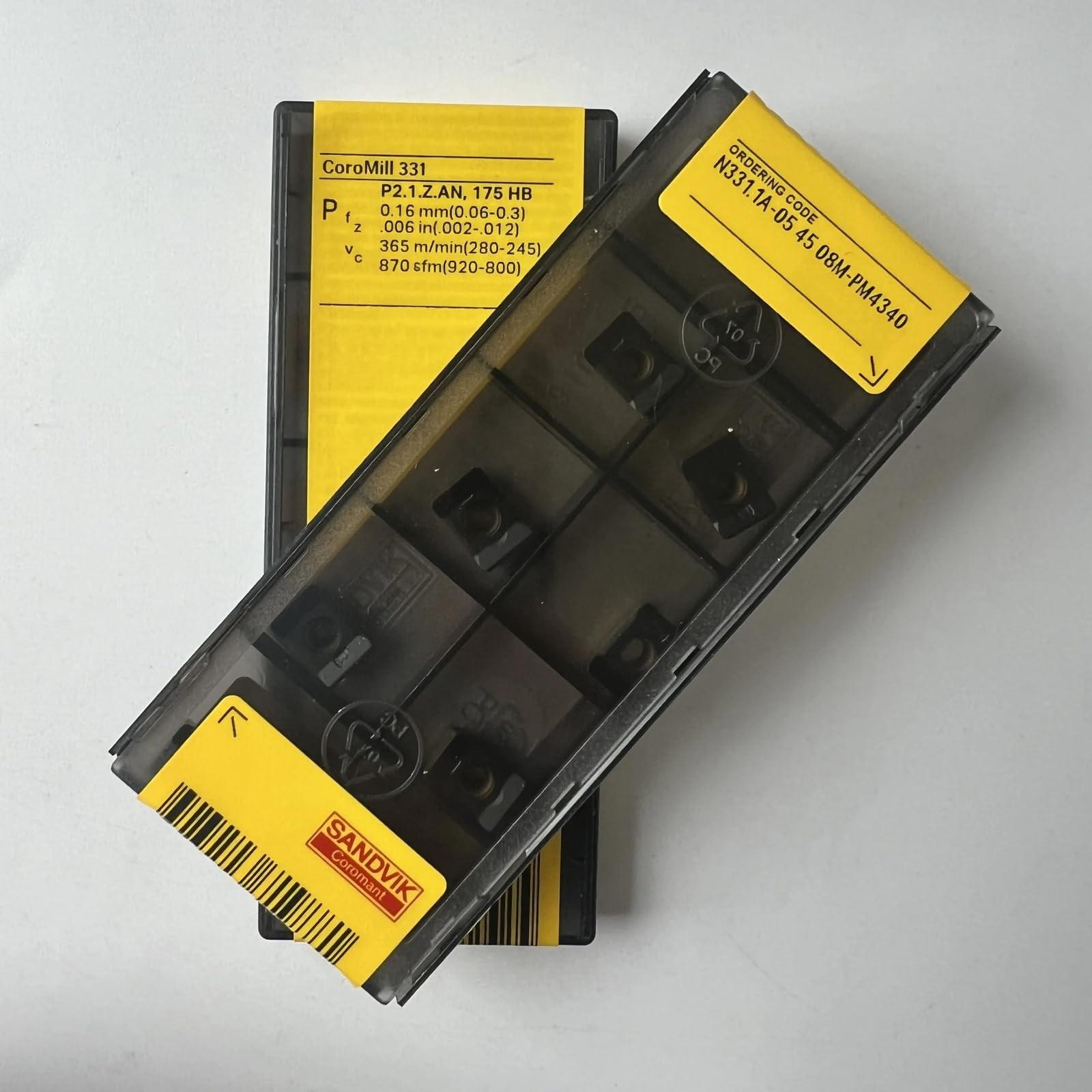 

Original Sandvik / N331.1A-054508M-PM 4340 /CNC lathe carbide blade tool 10 Pcs