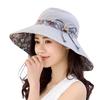 Hat Foldable Breathable Cotton Reversible Foldable Cap for Summer