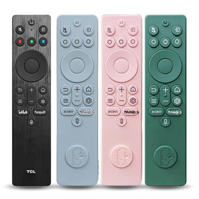 TCL Thunderbird Fernbedienung Silikon Schutzhülle, Crane 6 Pro, Dicke Transparente Ganzkörper Staubdichte Q10K Hülle.