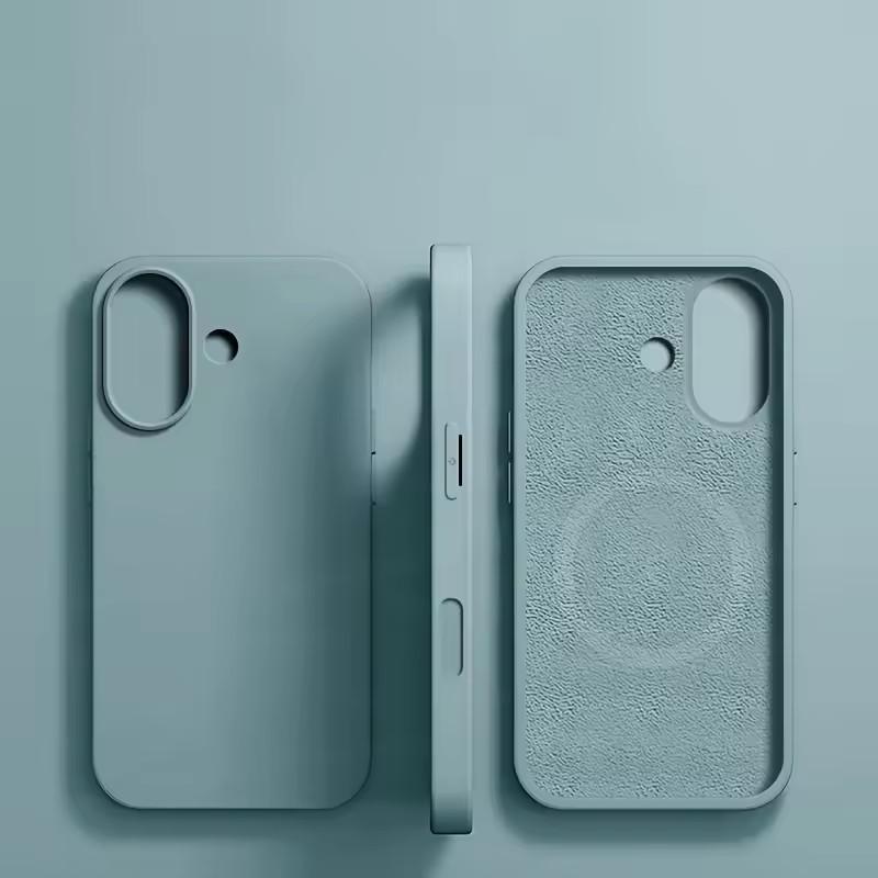 NEW For Magsafe Liquid Silicone Phone Case For iPhone 16 15 13 14 11 12 Pro Max 16 15 Plus Magnetic Wireless Charging Soft Cover