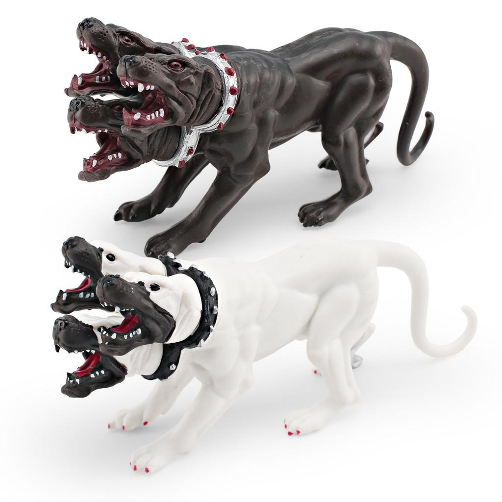 Mythical Creature Three Headed Dog Pvc Model For Kids Education And Collecting