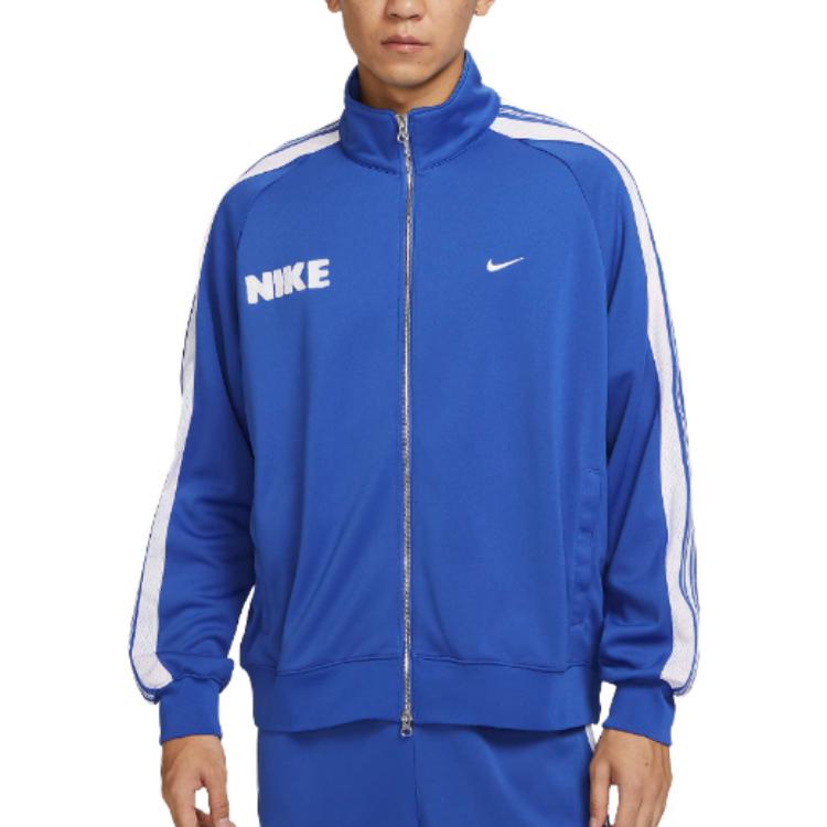 Nike Jackets Men's Blue Stand Collar Moderate Other FB7037-480