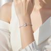 The Eye of Horus Eye of Horus Beaded S925 Sterling Silver Hollow Bracelet DIY Jewelry Accessories