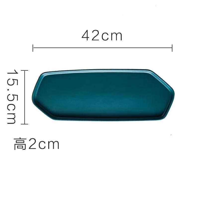 Japoński Nieregularny Ceramiczny Talerz do Sushi Jednolity Kolor Płaski Talerz Talerze Deserowe Talerzyki do Przekąsek Specjalna Zastawa Stołowa Restauracyjna