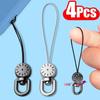 1-4Pcs Multifunctional Mobile Phone Hanging Rope Short Wrist Straps Lanyard Anti-lost Ropes Metal 360 Degree Rotatable String