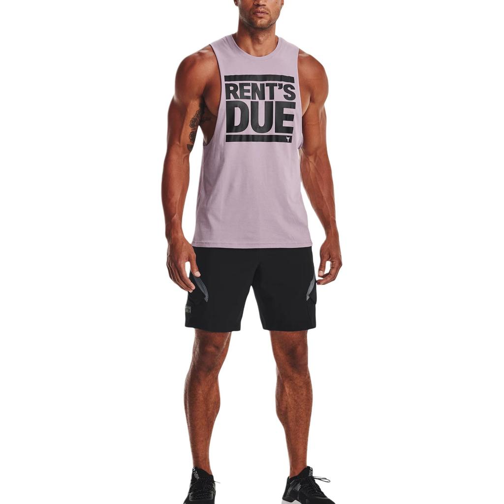 Under Armour Project Rock Pantalones Cortos Casuales Imparables para Hombre Negro 1373573-001