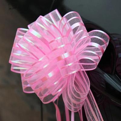 5pcs DIY Large Pull Bow Ribbons Wedding Car Decoration Gifts Deoartion Birthday Packing Wrap Bowknot Festival Decoration