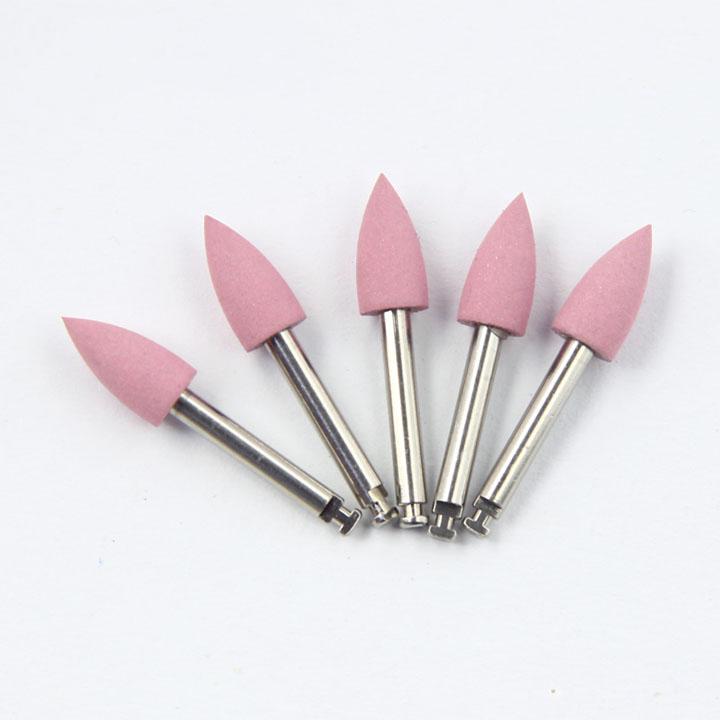 Silicone Polisher Kit For Low-Speed Handpiece Grinding Head Dental Composite Kit Porcelain/Natural Teeth/Amalgam/Metal Polishing