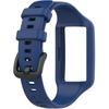Silicone Strap with Case for Huawei Band 6, Navy Blue