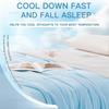 Cooling Blanket For Bed Silky Air Condition Comforter Lightweight Cooled Summer Quilt With Double Side Cold & Cooling Fabric