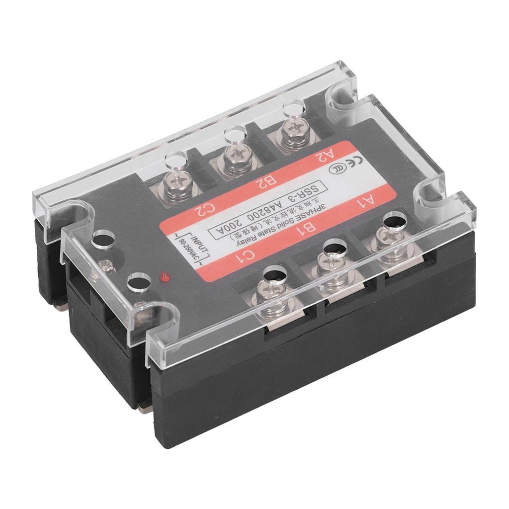 3 Phase SSR Regulator Solid State Relay Industrial Systems 200A AC to AC 480V for CNC Machine Tools 