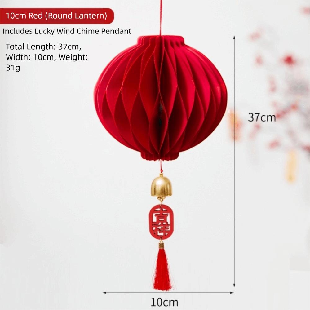 2026 Red Honeycomb New Year Decorations with Tassel Paper Christmas Tree Ornament Hanging Style Christmas Balls Patio Decor