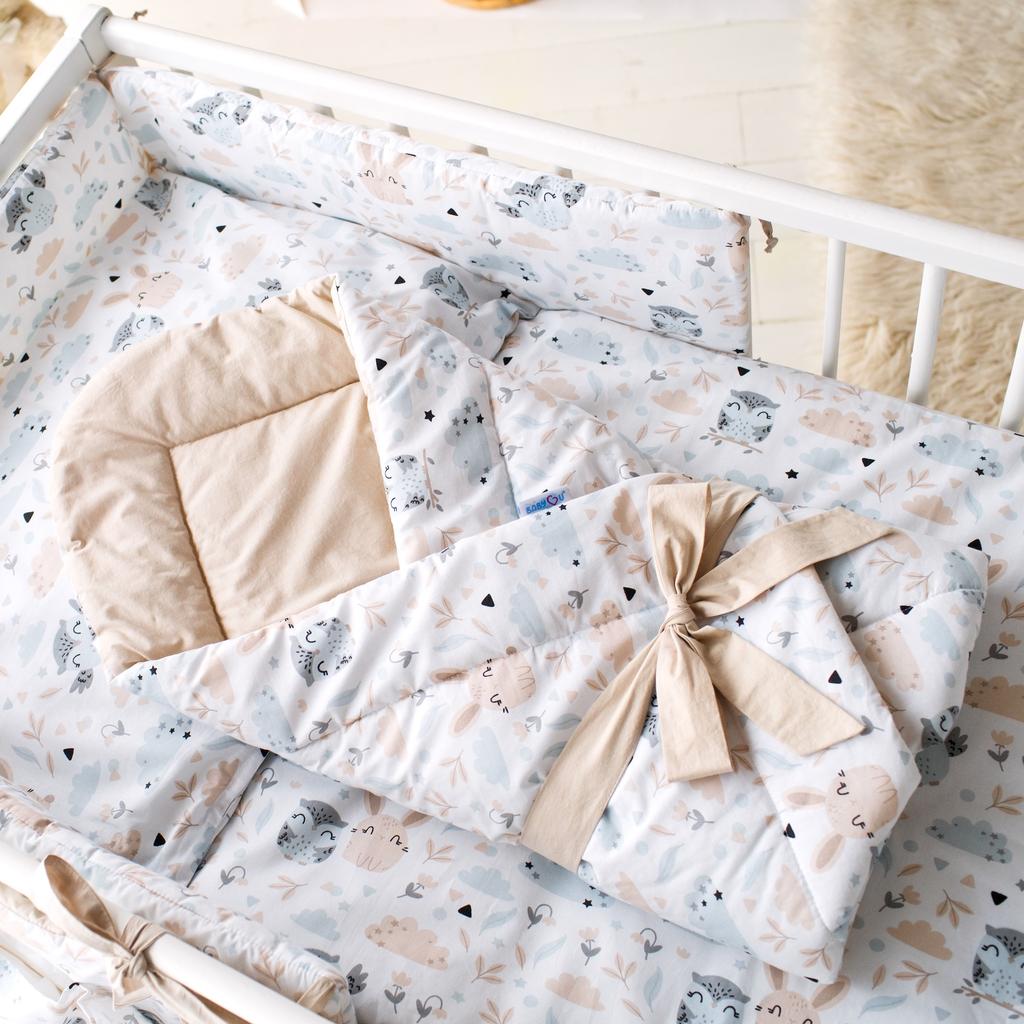 Babyu, Baby Swaddle Wrap Double Fastening Cotton 80x80 Cm