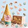 Cartoon Themed Turtle Confetti Birthday Party Desktop Decoration Prop Throwing