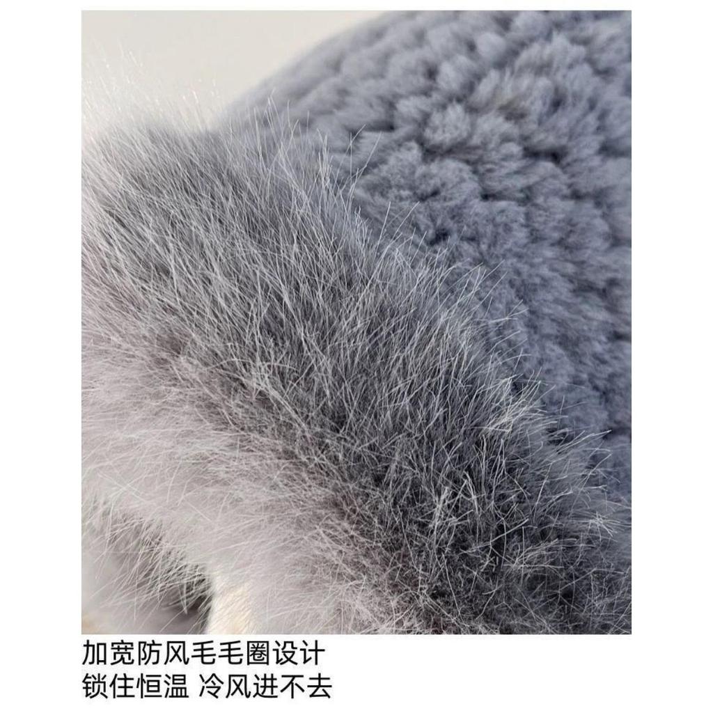 Windproof Hat for Women, Autumn and Winter Cycling, Keeping Warm and Ear Protecting. Outdoor One-piece Hood, Plush Scarf Mask