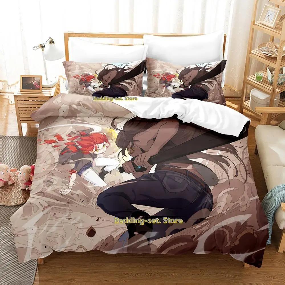 Nytt Pixiv Fantasia T Sängklädesset Tecknad Anime tredelat set Vuxen Barn Sovrum Påslakanset 3D Kawaii Flickor