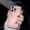 Colorful Diamond Border with Acrylic Material Lens Film Phone Case for iPhone 15 14 Plus 13 12 11 Pro Max XSMax 8 7 Plus Protective Cover